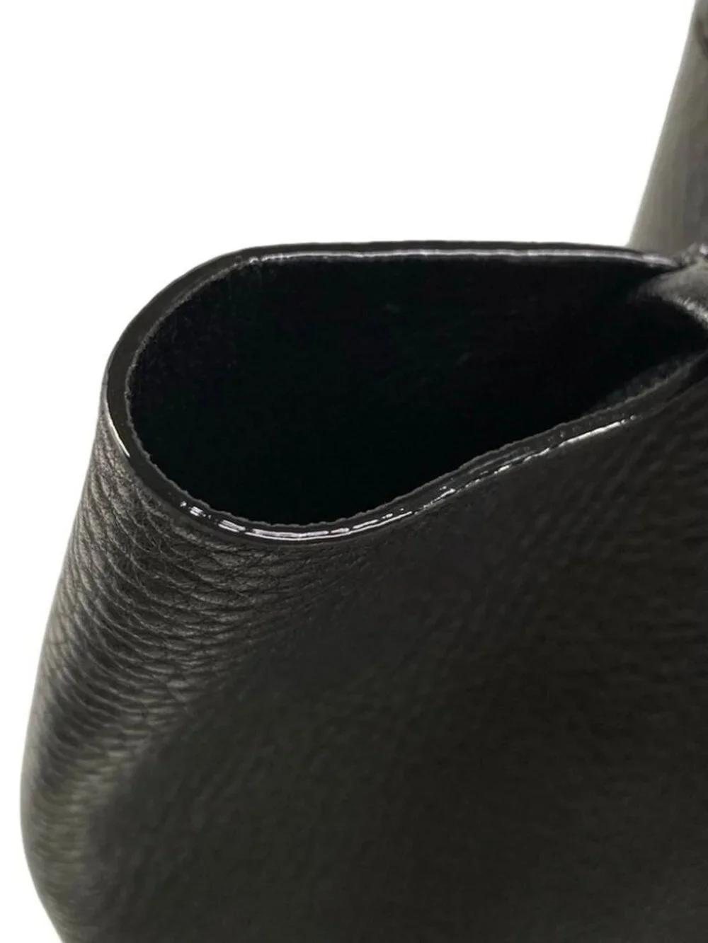 Chloe Spin Large Black Leather Tote Bag